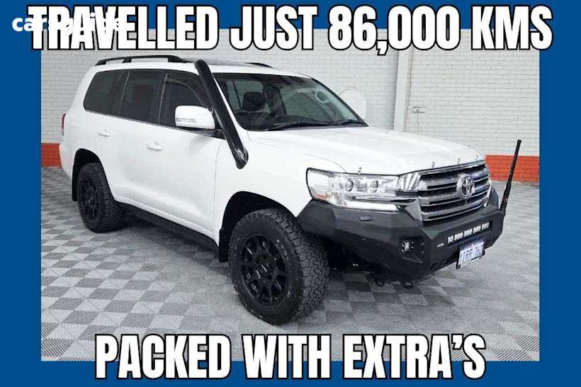 White 2021 Toyota Landcruiser SUV VX 4X4