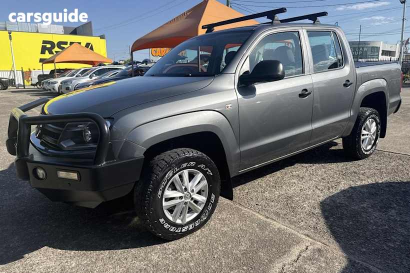 Grey 2015 Volkswagen Amarok Ute Tray TDI400 CORE 4X4