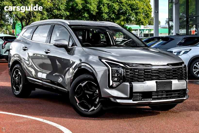 Grey 2025 Kia Sportage SUV HEV SX 4WD