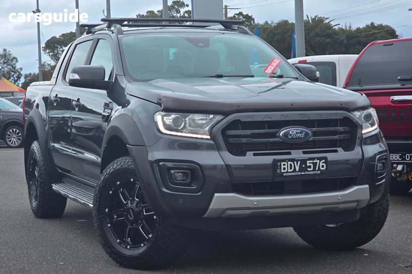 Grey 2019 Ford Ranger Double Cab Pick Up Wildtrak 2.0 (4X4)