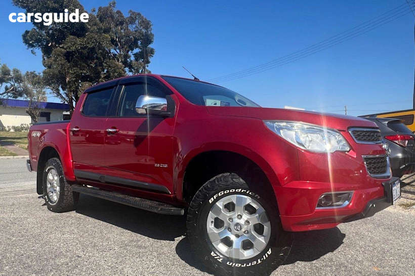 Red 2013 Holden Colorado Ute Tray LTZ