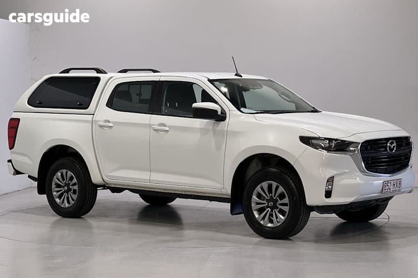 White 2023 Mazda BT-50 Ute Tray XT 4X4