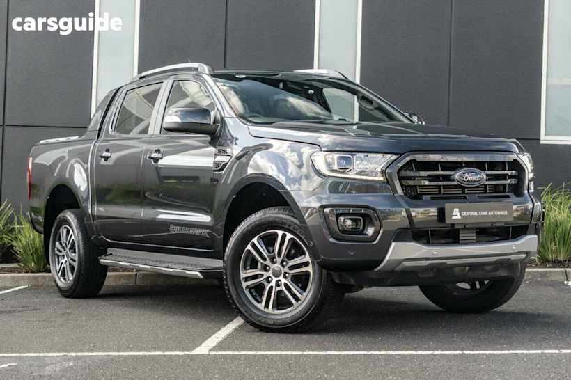 Grey 2022 Ford Ranger Ute Tray WILDTRAK 4X4