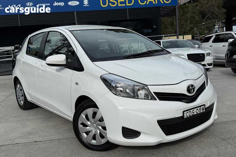 White 2011 Toyota Yaris Hatch YRS F
