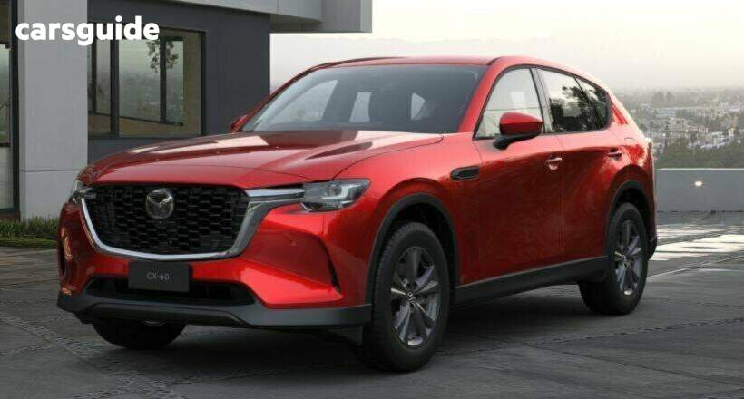 Red 2025 Mazda CX-60 SUV G25 TOURING R