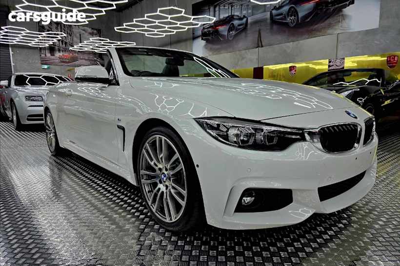 White 2017 BMW 4 Convertible 430I M SPORT R