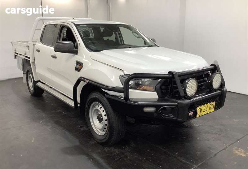 White 2020 Ford Ranger Double Cab Chassis Xl 3.2 (4X4)