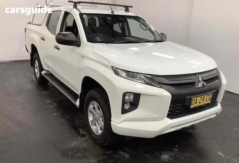 White 2019 Mitsubishi Triton Double Cab Pick Up Glx Adas