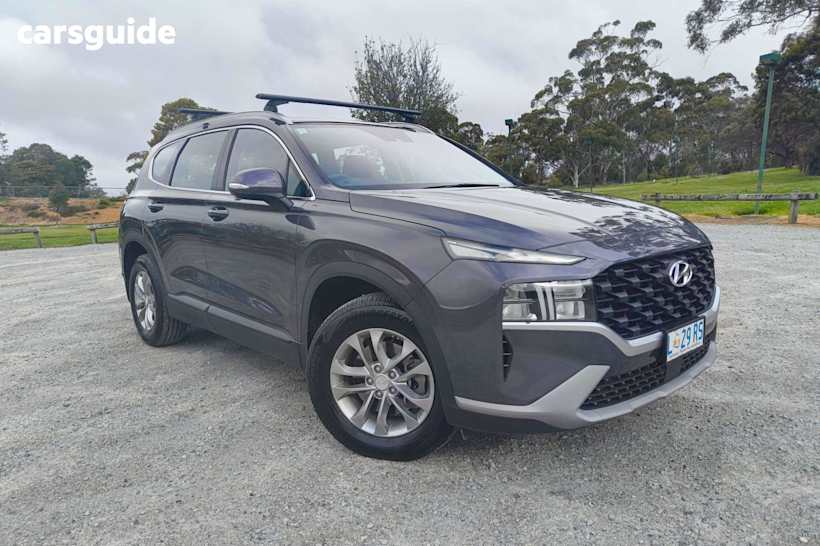 Blue 2021 Hyundai Santa FE SUV ACTIVE 4X4