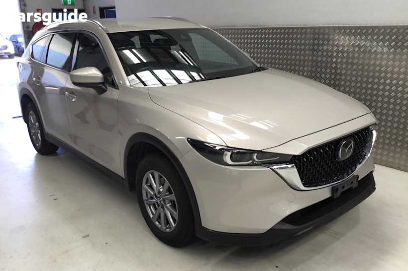 White 2023 Mazda CX-8 SUV G25 SPORT F
