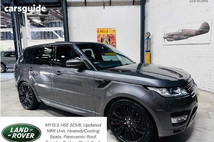 Grey 2014 Land Rover Range Rover Sport SUV SDV6 HSE 4X4