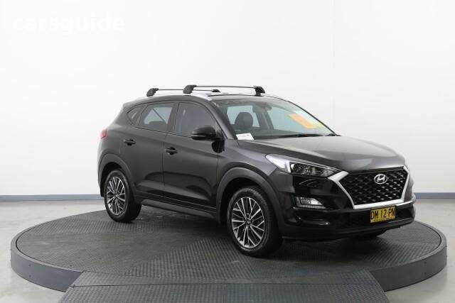Black 2020 Hyundai Tucson Wagon Active X (2Wd) Beige Int