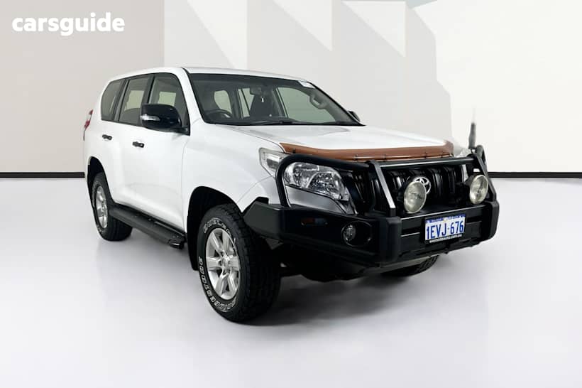 White 2015 Toyota Landcruiser Prado Wagon Gx (4X4)