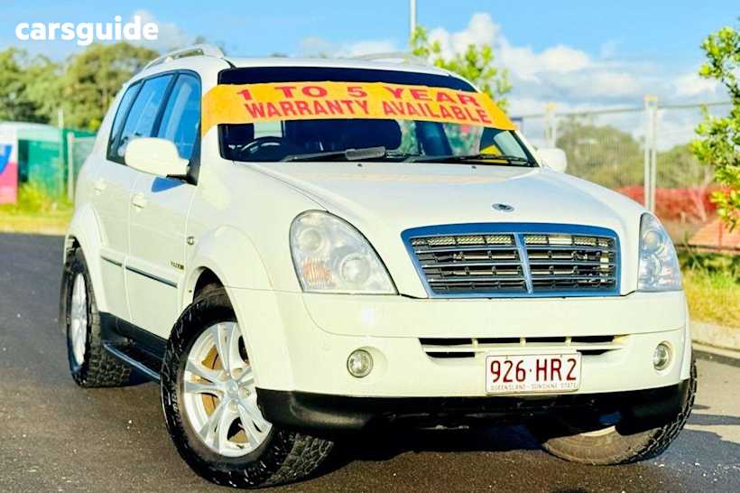 White 2012 Ssangyong Rexton Wagon Rx270 Xvt Spr Ii