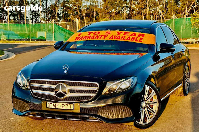 Black 2016 Mercedes-Benz E200 Sedan