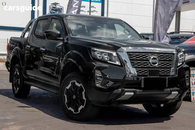 Black 2024 Nissan Navara Ute Tray ST-X 4X4