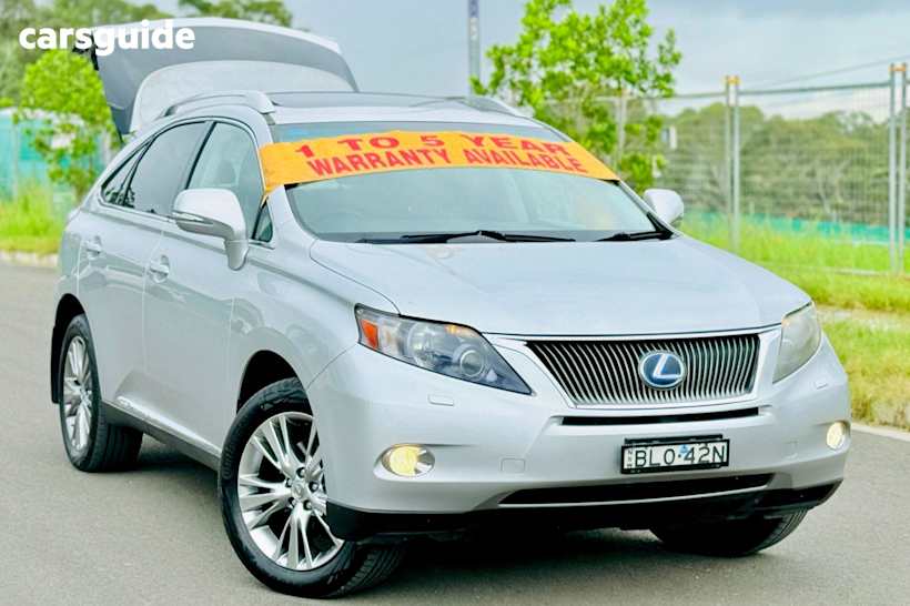 Silver 2009 Lexus RX450H Wagon Sports