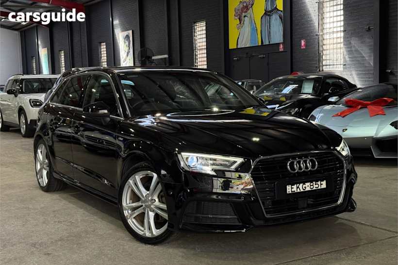 Black 2020 Audi A3 Hatch 35 TFSI F