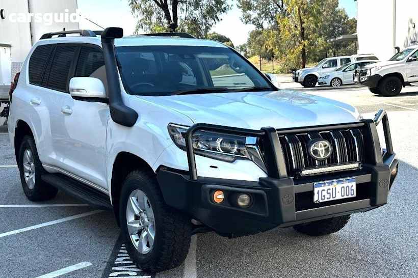 White 2018 Toyota Landcruiser SUV PRADO GXL (4X4) GDJ150R MY18