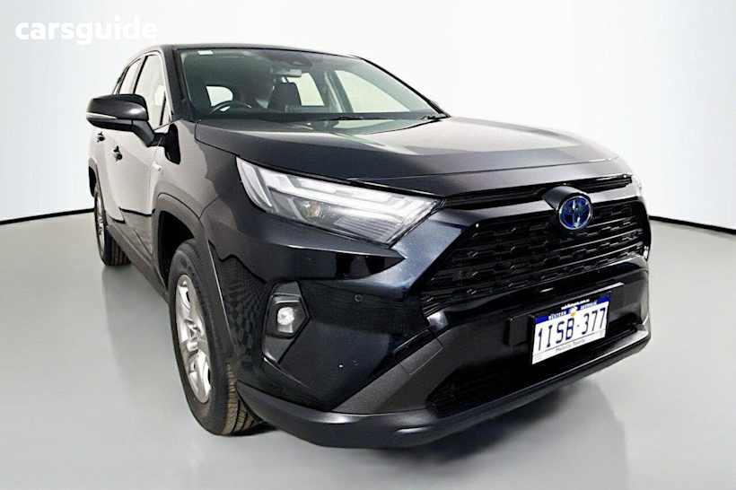 Black 2023 Toyota RAV4 Wagon Gx (Awd) Hybrid