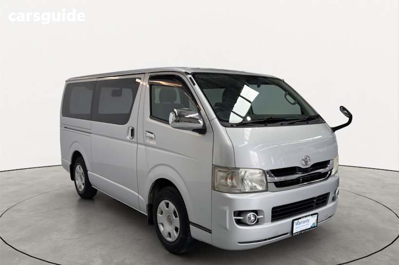 Silver 2009 Toyota HiAce Commercial LONG SUPER GL