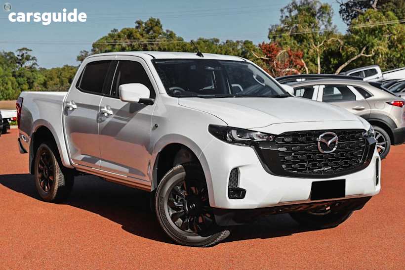 White 2025 Mazda BT-50 Ute Tray XT R