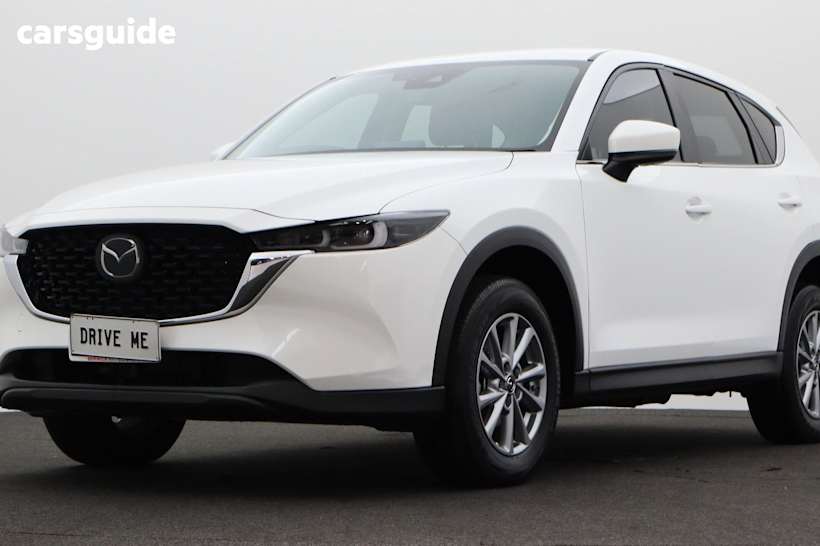 White 2022 Mazda CX-5 SUV MAXX SPORT F