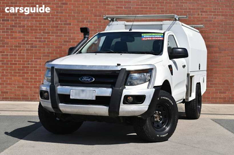 White 2013 Ford Ranger Cab Chassis Xl 3.2 (4X4)