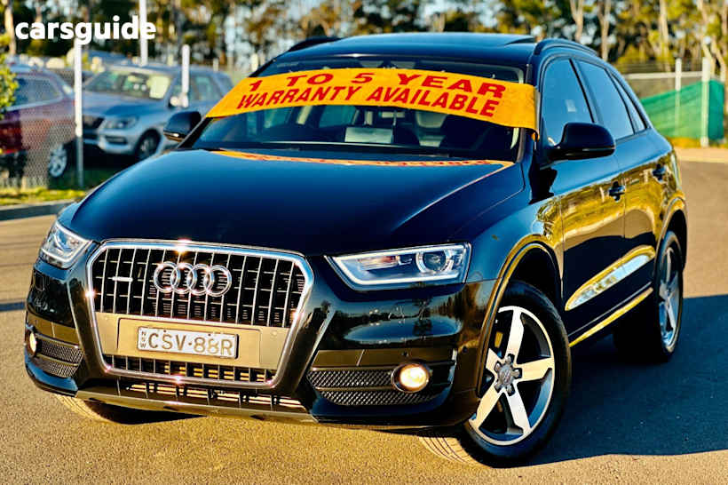 Black 2014 Audi Q3 Wagon 2.0 Tfsi Quattro (125Kw)