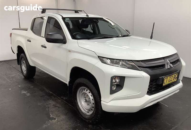 White 2018 Mitsubishi Triton Double Cab Pick Up Glx Adas (4X4)