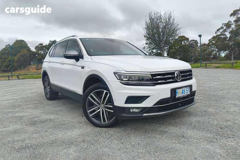 White 2018 Volkswagen Tiguan SUV 140TDI HIGHLINE ALLSPACE 4WD