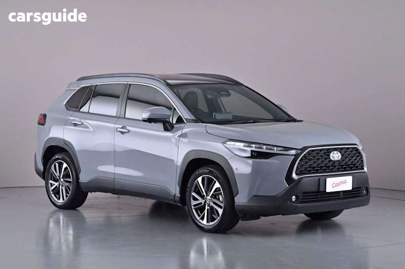 Grey 2022 Toyota Corolla Cross Wagon Atmos Awd Hybrid