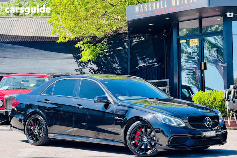 Black 2014 Mercedes-Benz E63 Sedan Amg S
