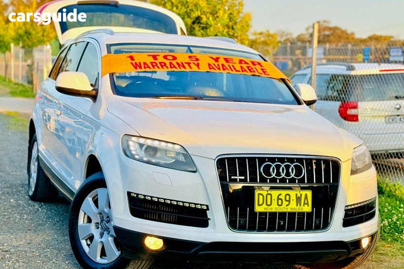 White 2013 Audi Q7 Wagon 3.0 Tdi Quattro