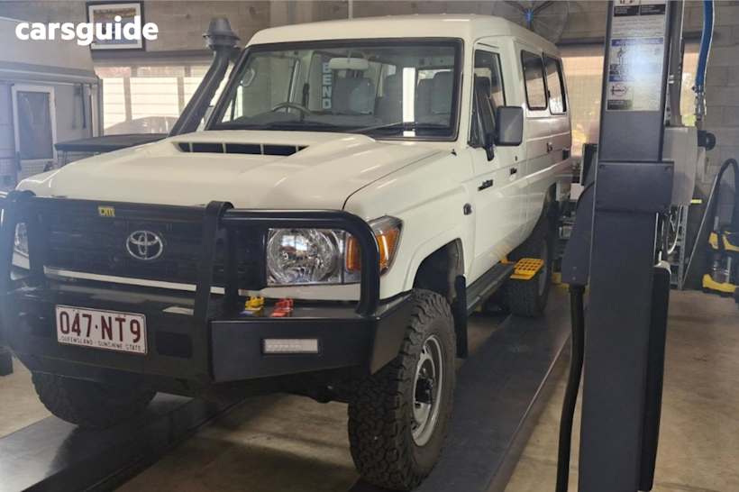 White 2022 Toyota Landcruiser SUV WORKMATE TROOPCARRIER 4X4