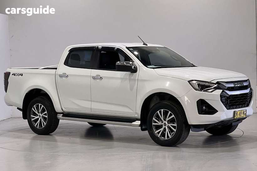 White 2024 Isuzu D-MAX Ute Tray LS-U+ 4X4