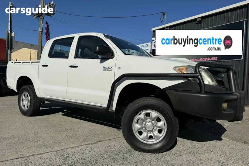 White 2007 Toyota Hilux Dual Cab Pick-up Sr (4X4)