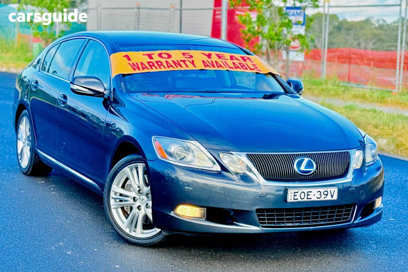 Grey 2008 Lexus GS450H Sedan Hybrid