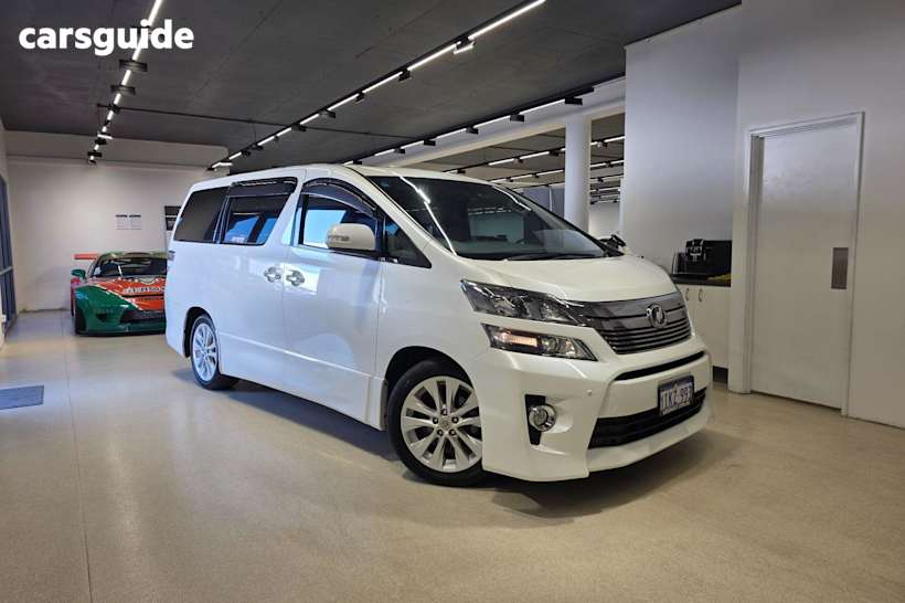 White 2014 Toyota Vellfire Commercial 3.5Z G EDITION GGH20 (ZX001150)