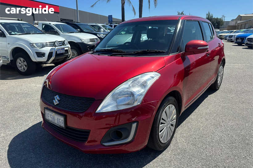 Red 2014 Suzuki Swift Hatchback Gl Navigator