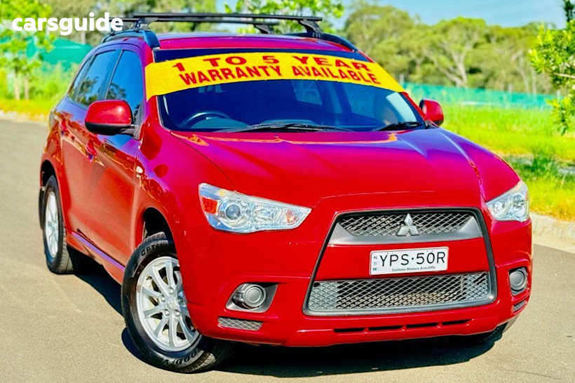 Red 2012 Mitsubishi ASX Wagon (2Wd)