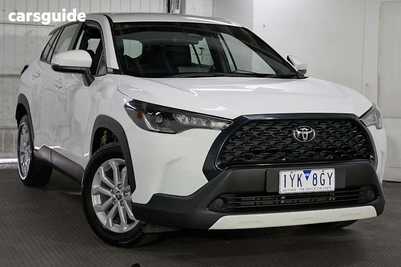 White 2023 Toyota Corolla Cross SUV GX F