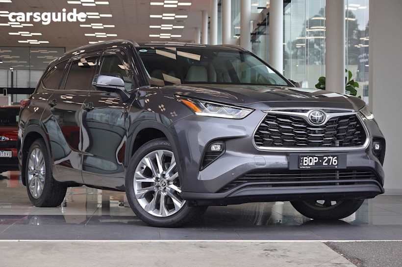 Grey 2021 Toyota Kluger SUV GRANDE 4X4