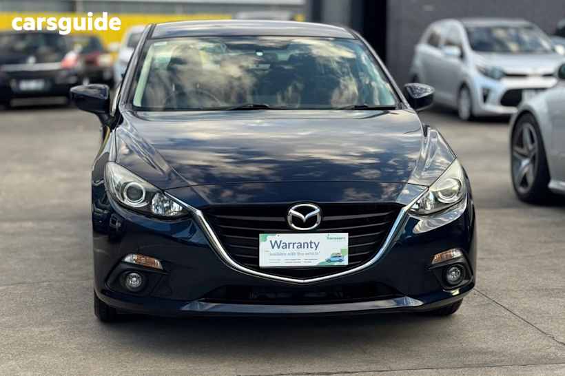 Blue 2015 Mazda 3 Sedan Maxx