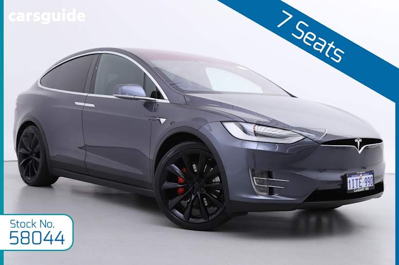 Grey 2020 Tesla Model X Wagon Performance
