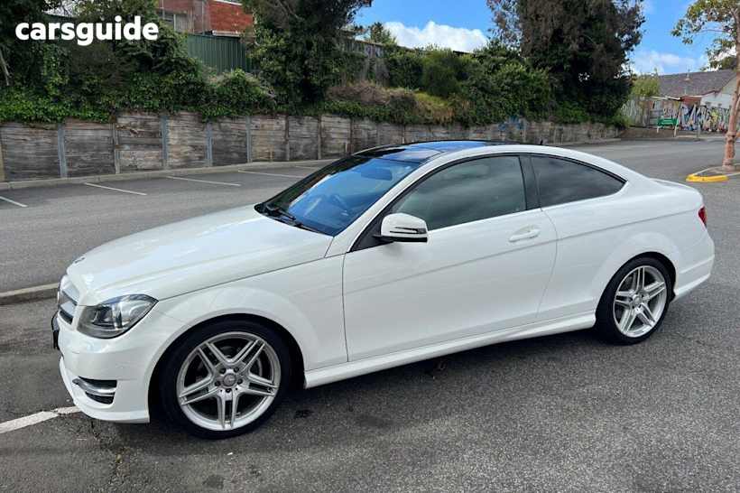White 2012 Mercedes-Benz C250 Coupe Be