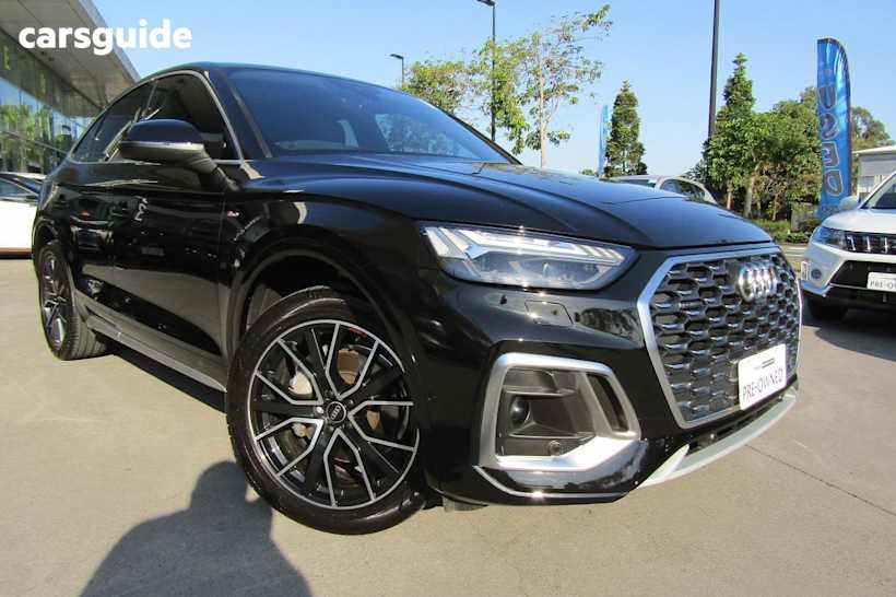 Black 2021 Audi Q5 Sportback 45 Tfsi Quattro S Line Mhev