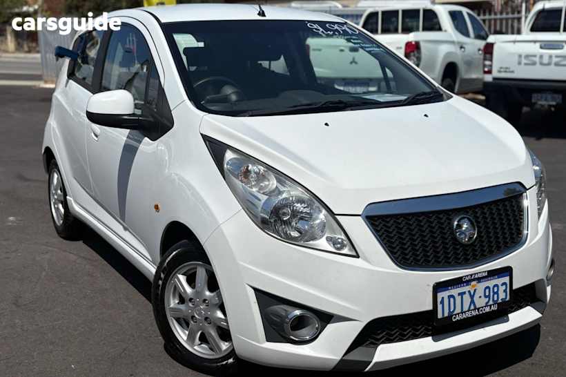 White 2011 Holden Barina Spark Hatch CD F