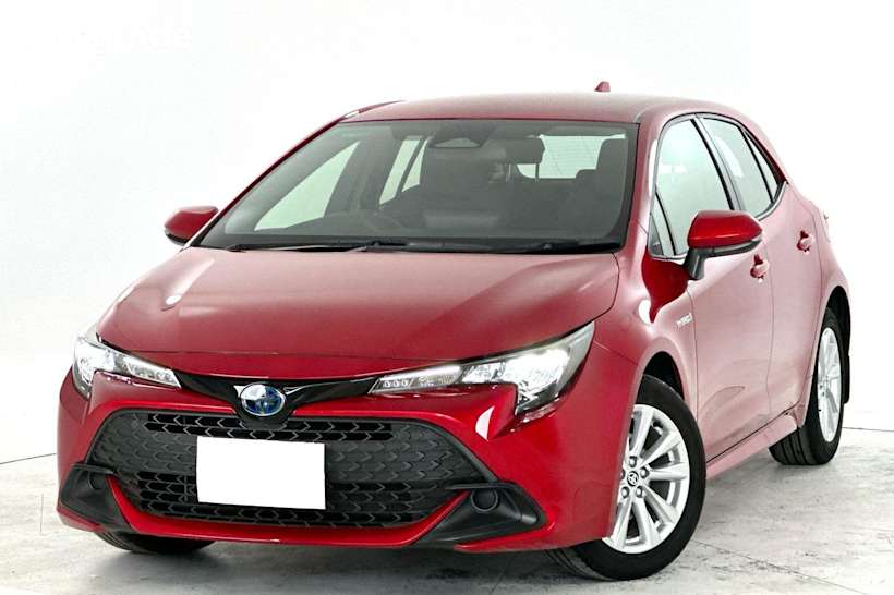 Red 2024 Toyota Corolla Hatch ASCENT SPORT HYBRID F