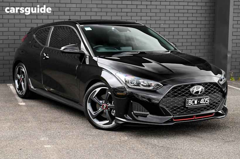 Black 2019 Hyundai Veloster Hatch TURBO PREMIUM F